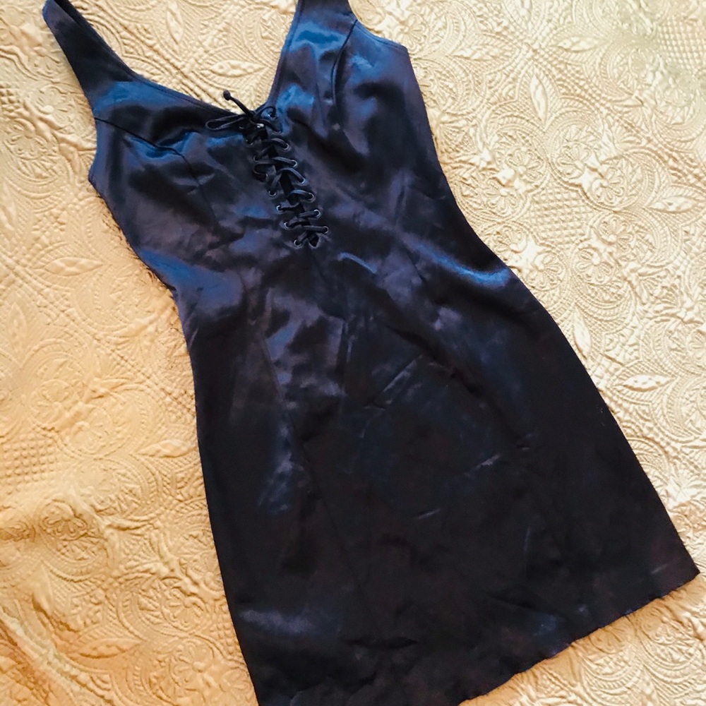 CACHE Lace up Dress